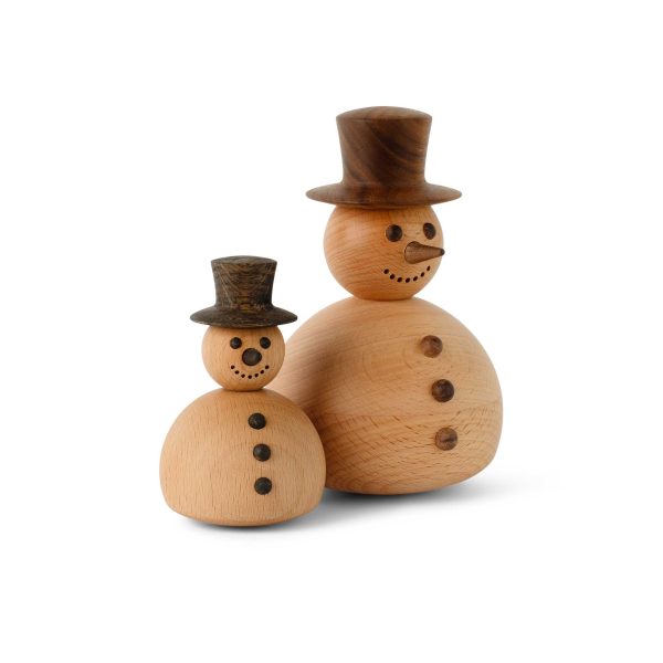 SNOWMAN - Kleiner Holz-Deko-SCHNEEMANN - Stehaufmännchen | Thor Høy | Spring Copenhagen Zu verkaufen – Bild 4