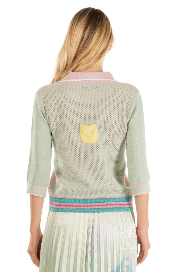 ELISA CAVALETTI Strickpullover Frappe Mode – Bild 2