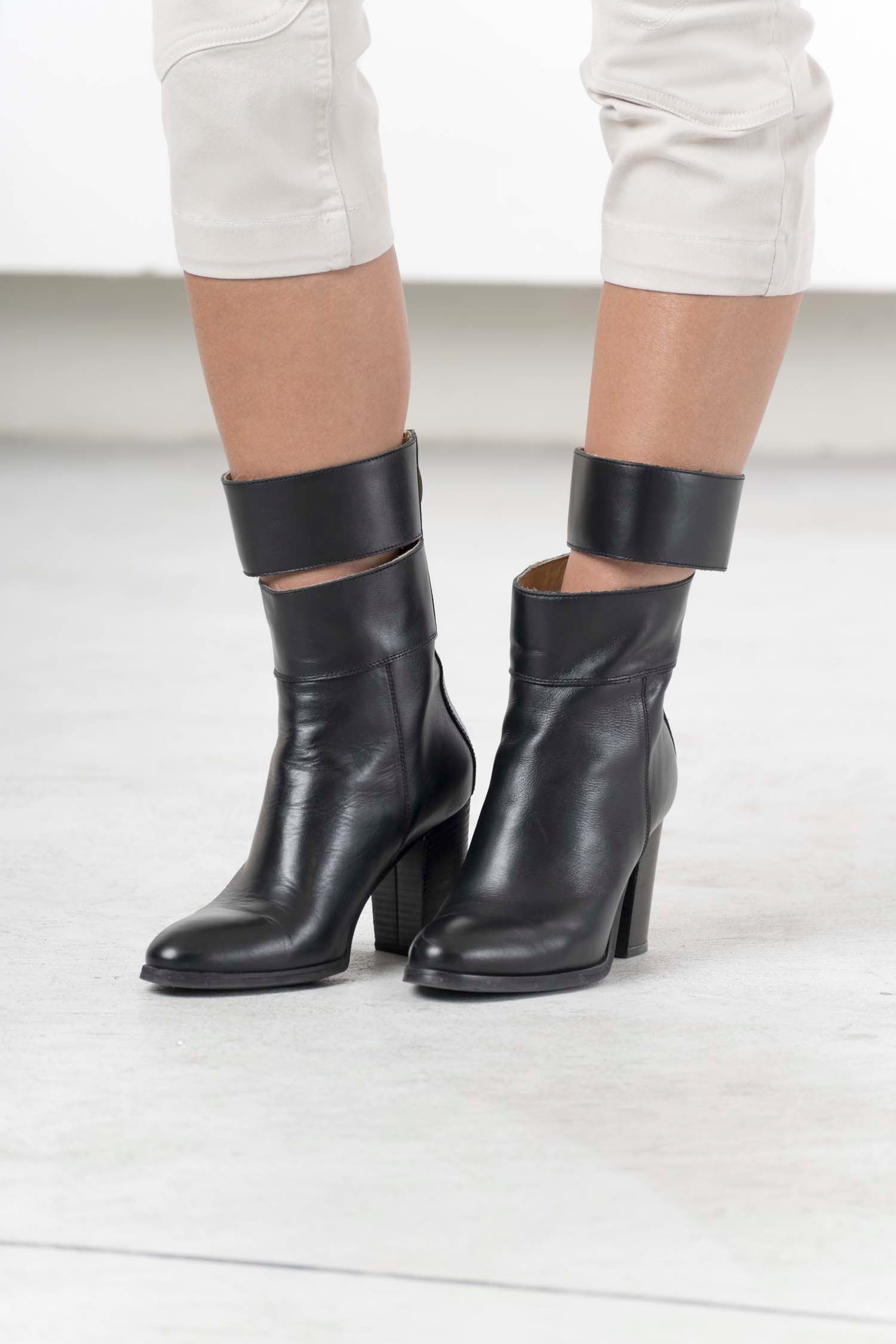 DANIELA DALLAVALLE Stiefeletten aus Leder Online-Verkauf